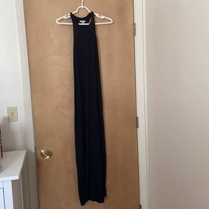 Black maxi dress
